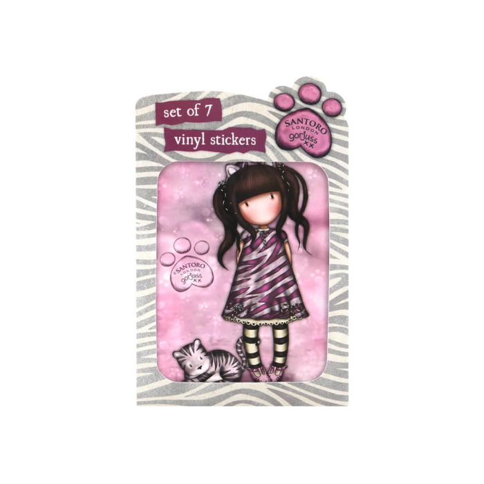 Safta Gorjuss Wild Pegatinas Expositor 18 Blisters x 7 Unidades 70x215x304 mm 3