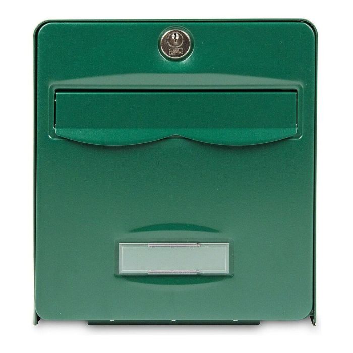 Burg Wachter Buzón Balthazar, Acero Galvanizado Prelacado, Verde, 1 Puerta, Antirrobo 22kg, Anticorrosión, Apertura Vertical Burg Wachter Buzón Balthazar, Acero Galvanizado Prelacado, Verde, 1 Puerta, Antirrobo 22kg, Anticorrosión, Apertura Vertical