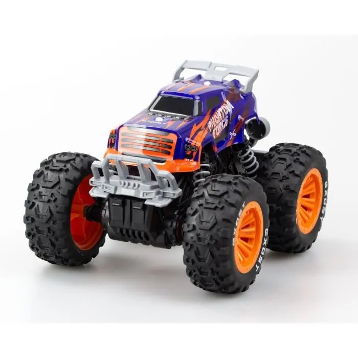 Exost Coche Teledirigido Phantom Force 1:16 EXO4891813202899 10 km/h 28.5 cm Morado y Naranja para Niños a Partir de 5 Años 2