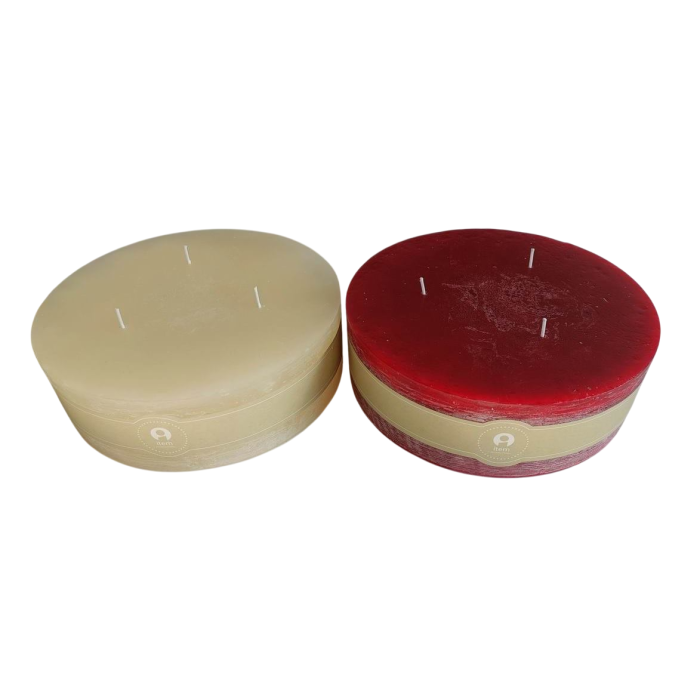Vela Navidad Tradicional DKD Home Decor Crema Rojo 20 x 6.5 x 20 cm (6 Unidades) 0 Vela Navidad Tradicional DKD Home Decor Crema Rojo 20 x 6.5 x 20 cm (6 Unidades) 0