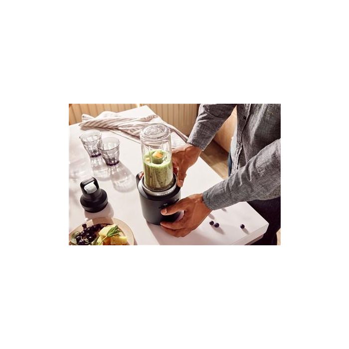 Kitchenaid 5KSBR256BM Batidora Compacta Inalámbrica con Batería Go, Negro Mate 9