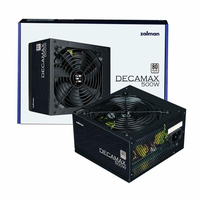 Zalman Decamax Fuente de Alimentación PC 500W ATX 80 PLUS Negra 4 Zalman Decamax Fuente de Alimentación PC 500W ATX 80 PLUS Negra 4
