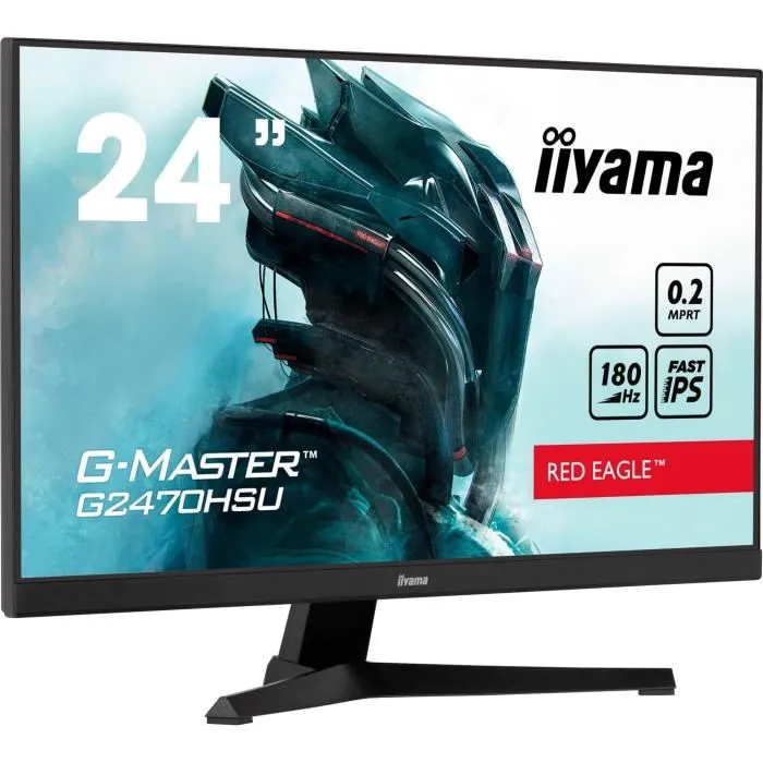 Iiyama G2470HSU-B6 Monitor Gaming 24 Pulgadas IPS Full HD 1920x1080 180Hz 0.2ms HDMI DP Negro 0 Iiyama G2470HSU-B6 Monitor Gaming 24 Pulgadas IPS Full HD 1920x1080 180Hz 0.2ms HDMI DP Negro 0