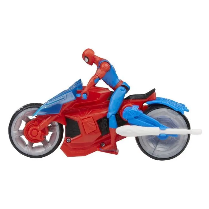 Hasbro Spider-Man Moto Aracnida F6899 Figura de Acción con Lanzador 3