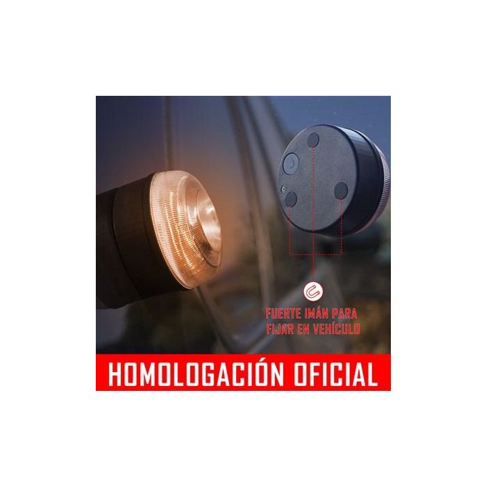 Luz De Emergencia V16 Homologada Para Coche Y Moto ELBE PC-184 1