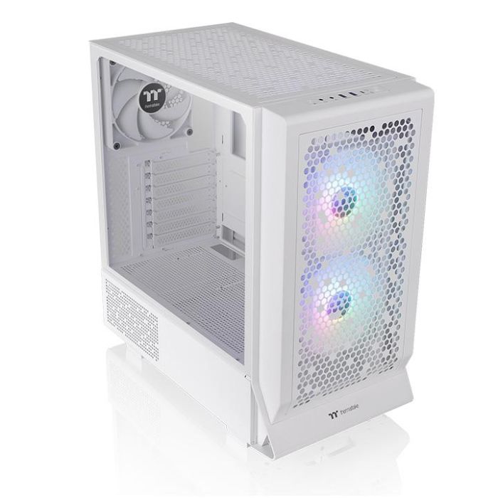 Thermaltake Ceres 330 TG Caja PC Midi Tower Blanca con 2 Ventiladores Frontales de 140mm 3