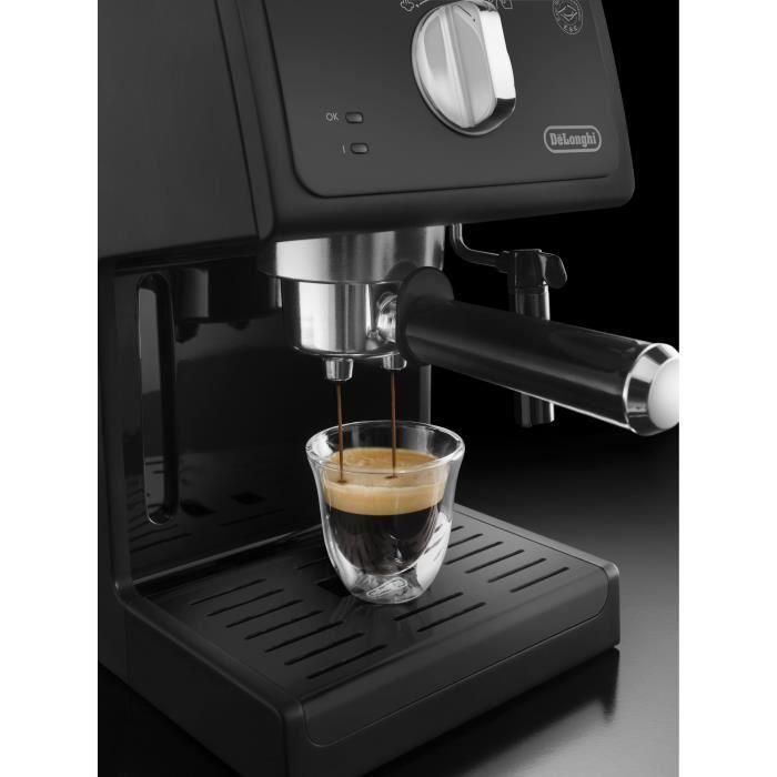 Cafetera espresso con bomba - DELONGHI - ECP31.21 - 15 bares - Negra 4 Cafetera espresso con bomba - DELONGHI - ECP31.21 - 15 bares - Negra 4