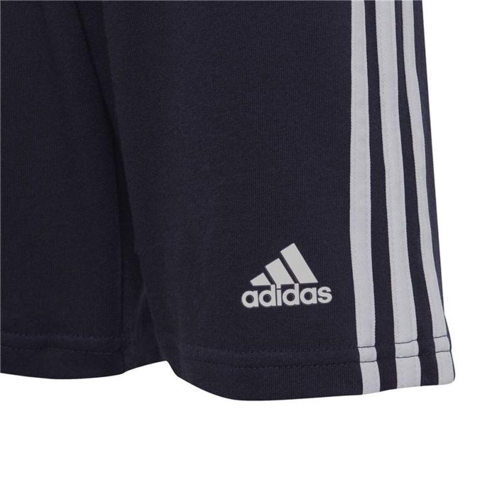 Conjunto Deportivo para Niños Adidas 3 Stripes Azul 3