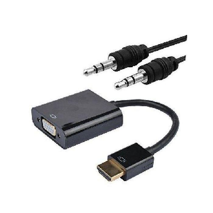 Adaptador HDMI a SVGA con Audio NANOCABLE 10.16.2001-BK