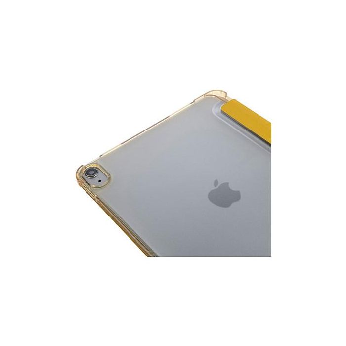 Tucano Funda Folio Satin para iPad Air 11 M2 (2024), 27.9 cm (11 Pulgadas), TPU, Amarillo Senfgelb, Modo Espera, Resistente a Golpes, Portaboligrafo, Modelo IPDA11M2ST-DY