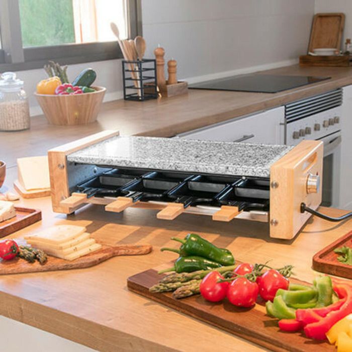 Plancha de Cocina Cecotec Cheese&Grill 8400 Wood AllStone 1200 W 2 Plancha de Cocina Cecotec Cheese&Grill 8400 Wood AllStone 1200 W 2