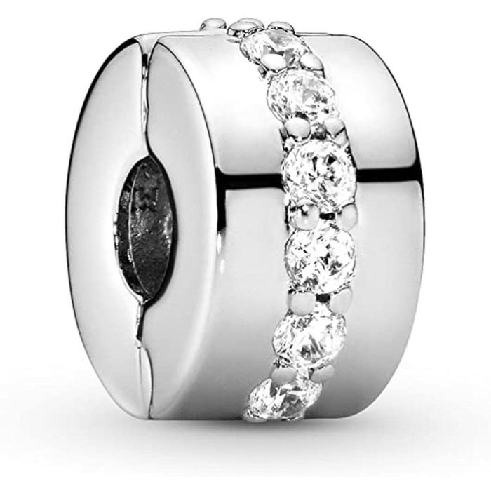 Charm Mujer Pandora CLEAR SPARKLING ROW CLIP Charm Mujer Pandora CLEAR SPARKLING ROW CLIP