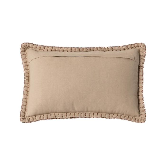 Cojín Marrón Algodón/Terciopelo 30 X 50 cm