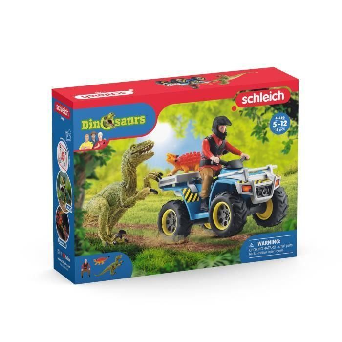 Schleich - Vuelo en Quad contra Velociraptor - 41466 1 Schleich - Vuelo en Quad contra Velociraptor - 41466 1