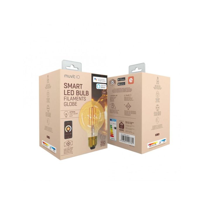 Bombilla Inteligente Muvit iO 5 W E27 1800 K 2700 K 480 Lm Wi-Fi