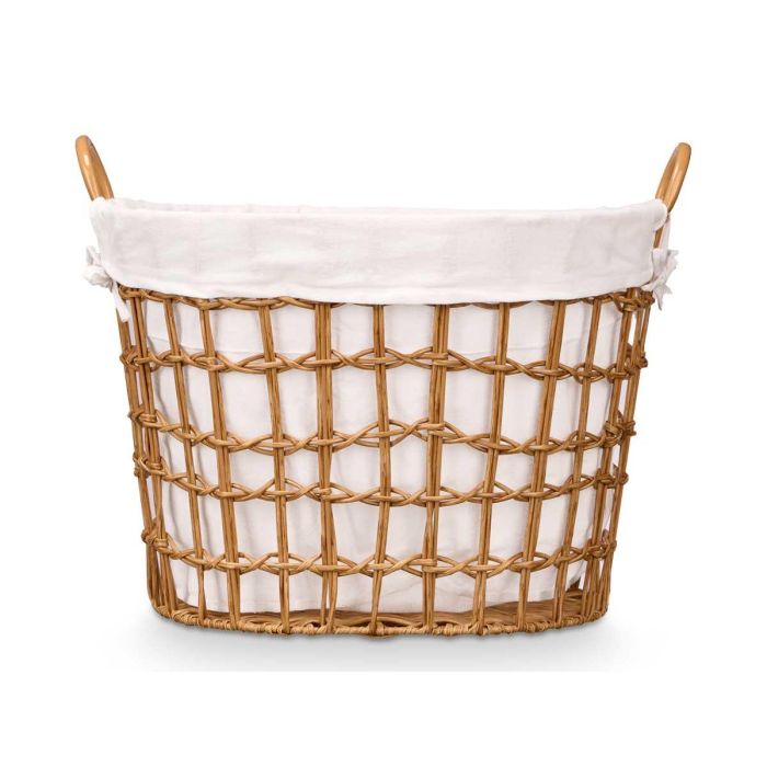 Cesto Ovalado con Asas Kipit 51x41x41 cm - Natural (6 Unidades) 2