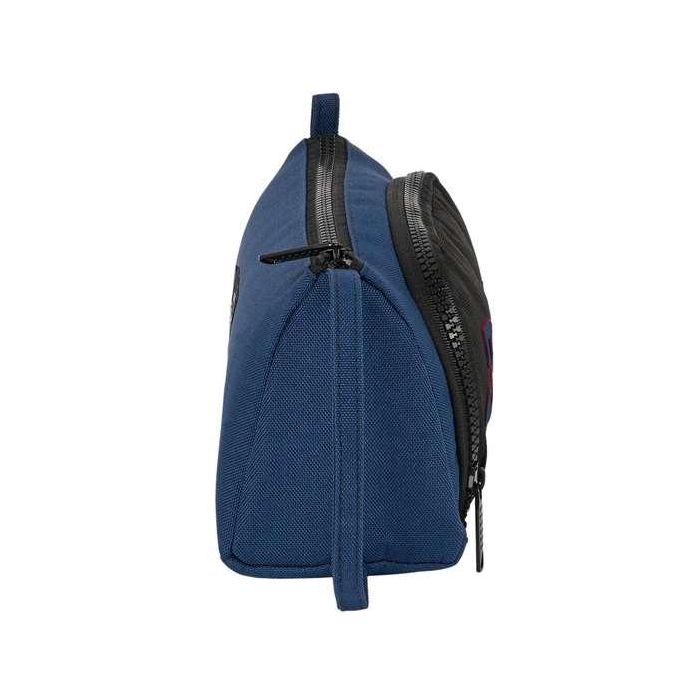 Estuche Escolar con Accesorios BlackFit8 Urban Negro Azul marino (32 Piezas)