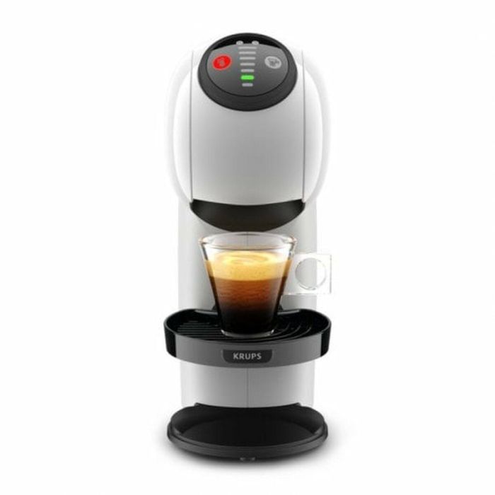 Krups Cafetera de Cápsulas Genio S KP2431 Blanca NESCAFÉ Dolce Gusto Alta Presión 15 bar 0.8L XL LED