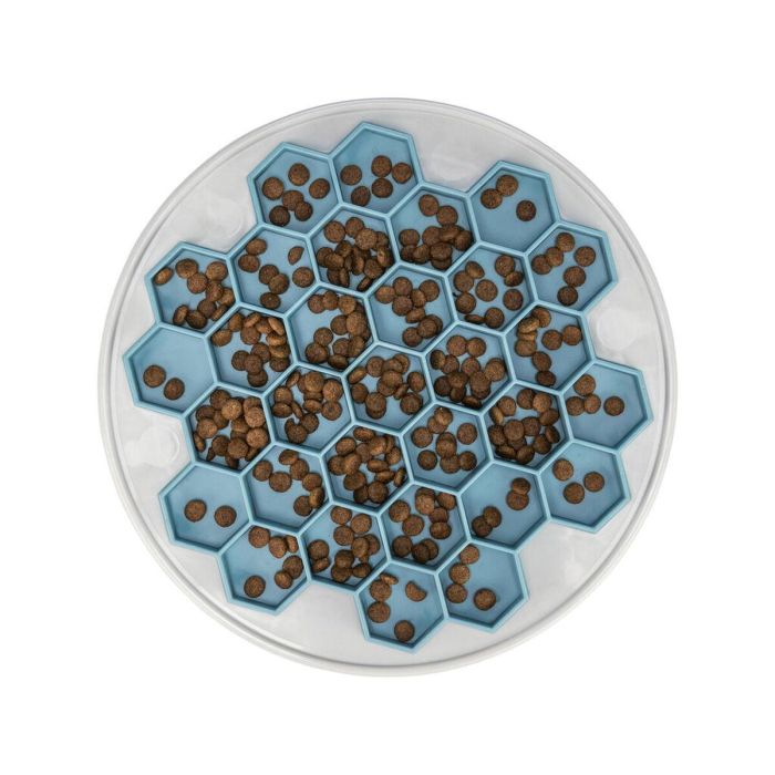 Comedero para Mascotas Trixie Azul Gris Caucho TPE Plástico TPR Ø 30 cm 8