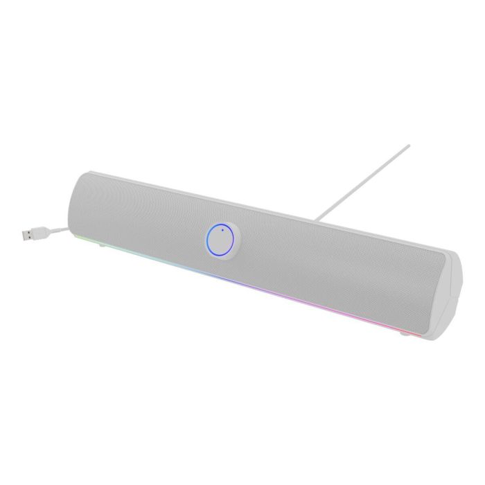 GENESIS NCS-2305 Altavoz Soundbar 2.0 Canales 10W RMS Blanco, Inalámbrico y Alámbrico, Bluetooth 5.2, Iluminación LED RGB 4 GENESIS NCS-2305 Altavoz Soundbar 2.0 Canales 10W RMS Blanco, Inalámbrico y Alámbrico, Bluetooth 5.2, Iluminación LED RGB 4
