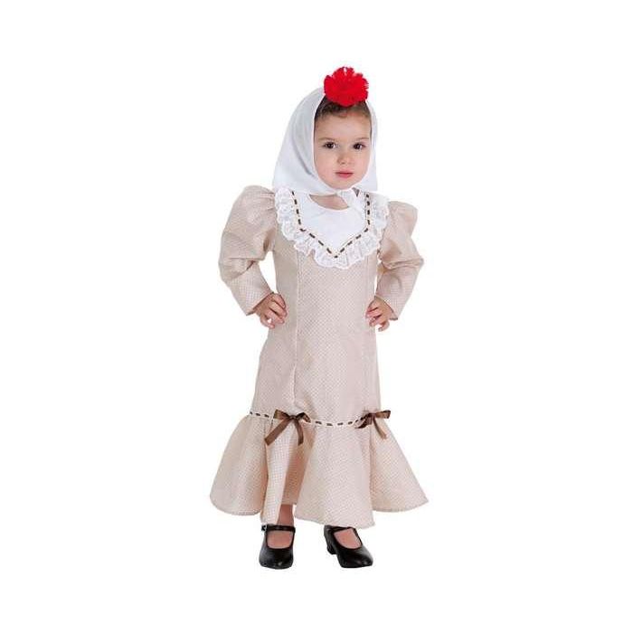 Disfraz bebe chulapa beige 0-12 meses Disfraz bebe chulapa beige 0-12 meses