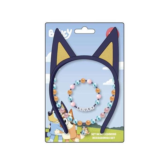 Bisuteria pack 3 piezas bluey 12.5 x 15.0 x 1.0 cm Bisuteria pack 3 piezas bluey 12.5 x 15.0 x 1.0 cm