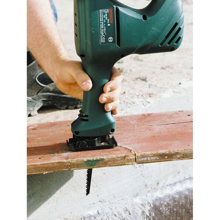 Wolfcraft 2290000 Hojas de Sierra de Sable Curvo CV para Madera y Plástico, 150 mm, Pack 2 uds