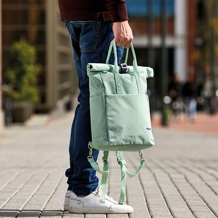Milan Mochila Urbana C-Cierre Superior Enrrollable 10 L Serie 1918 Verde 7 Milan Mochila Urbana C-Cierre Superior Enrrollable 10 L Serie 1918 Verde 7