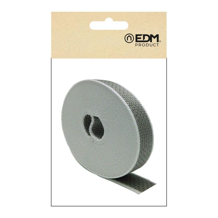 Edm Cinta de persiana Pr26 Gris/blanco 22 mm x 6 m Polipropileno 1