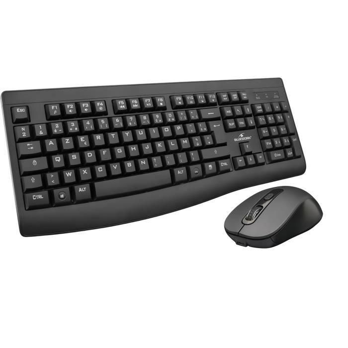 Bluesestordo de Pack de Teclo Inalte Del Mouato Reacho Recargable - Negro Bluesestordo de Pack de Teclo Inalte Del Mouato Reacho Recargable - Negro