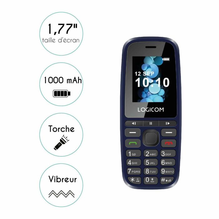 Teléfono Móvil Logicom POSH402_BLUE Azul 1