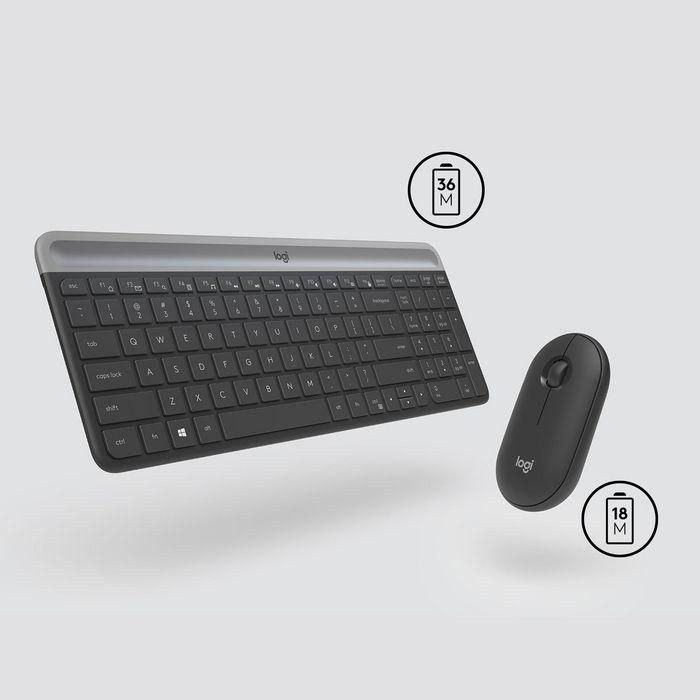 Logitech Logitech Slim Wireless Keyboard and Mouse Combo MK470 4 Logitech Logitech Slim Wireless Keyboard and Mouse Combo MK470 4