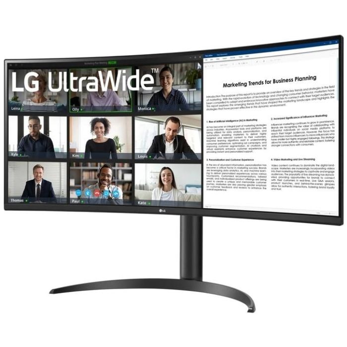 LG 34WR55QK-B.AEU Monitor curvo UltraWide 34" WQHD (3440x1440) HDR10 5ms con 2xHDMI DP USB-C 2 LG 34WR55QK-B.AEU Monitor curvo UltraWide 34" WQHD (3440x1440) HDR10 5ms con 2xHDMI DP USB-C 2