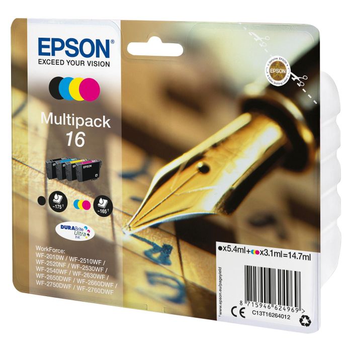 Epson DURABrite Ultra Ink Cartucho 16 Multipack 4 colores 1