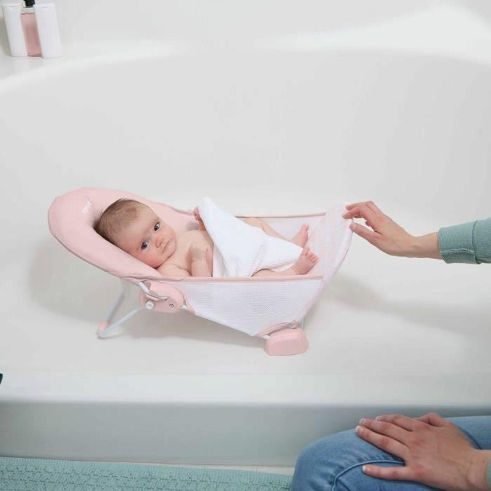 Ingenuity ING0012914171394 Asiento de baño plegable para niña, color rosa 2