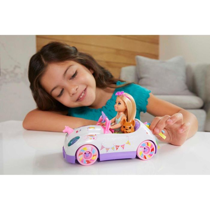 Muñeca Barbie Chelsea Con Coche Y Mascota Gxt41 Mattel 4