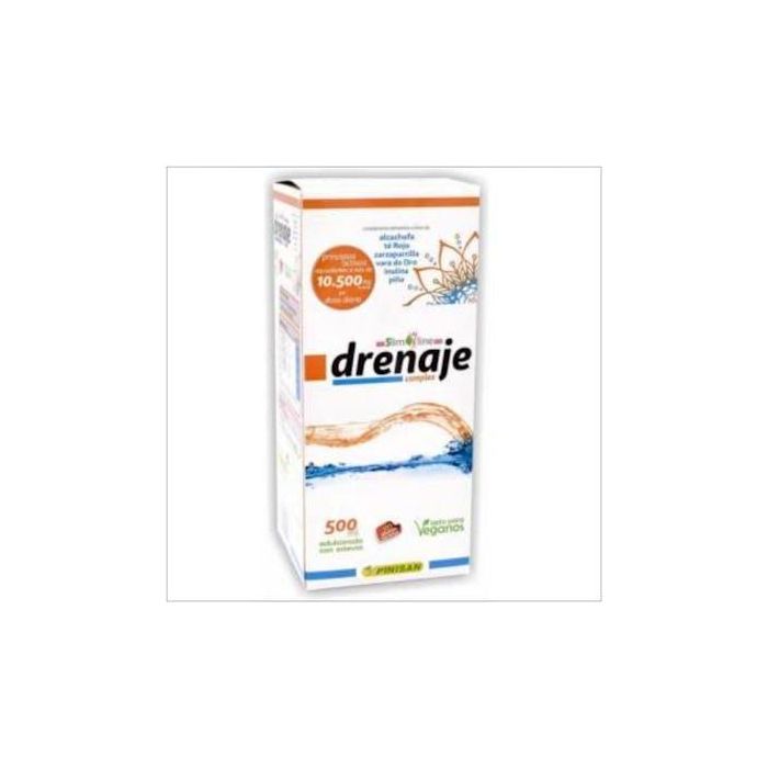 PINISAN Drenaje Complex 500ml con Alcachofa y Piña, para la eliminación de líquidos, apto para veganos