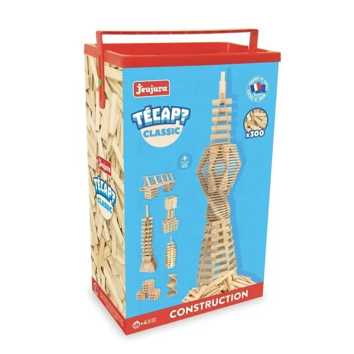 Jeujura Tecap Classic 300 Tableros de Madera Juego de Construcción Natural Madera 300 Piezas 0 Jeujura Tecap Classic 300 Tableros de Madera Juego de Construcción Natural Madera 300 Piezas 0