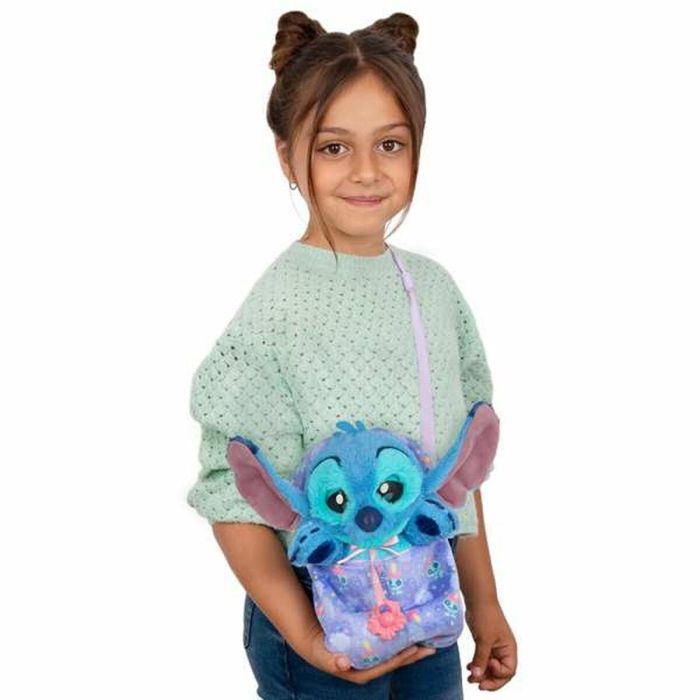 Imc Toys Stitch Peluche Cachorro Interactivo Baby Paws con Sonido, Bolsa Transportable, Chupete y Pilas AAA Incluidas +18 Meses 4
