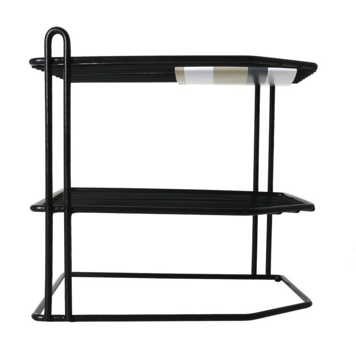 Confortime Estante Rinconera Cocina 22x22x22 cm Black (8 Unidades) 1 Confortime Estante Rinconera Cocina 22x22x22 cm Black (8 Unidades) 1