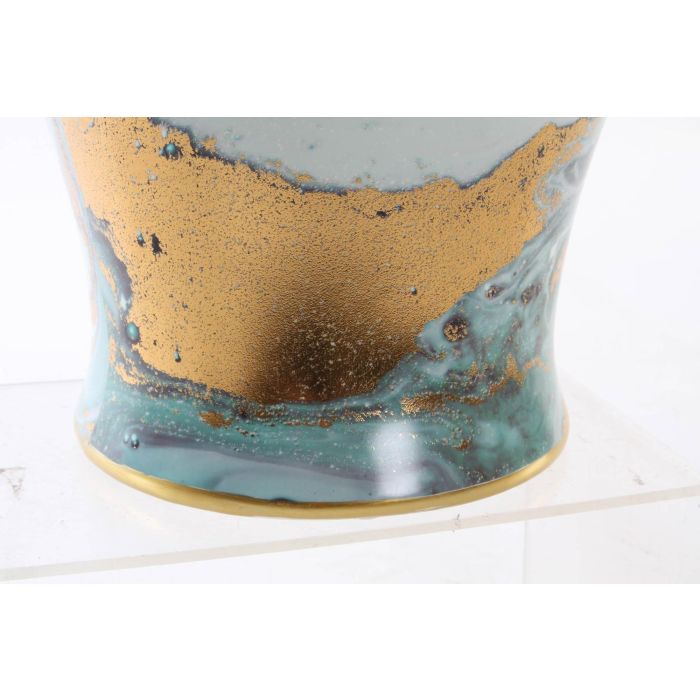 Tibor Moderno DKD Home Decor Azul Dorado 23 x 43 x 23 cm 3 Tibor Moderno DKD Home Decor Azul Dorado 23 x 43 x 23 cm 3