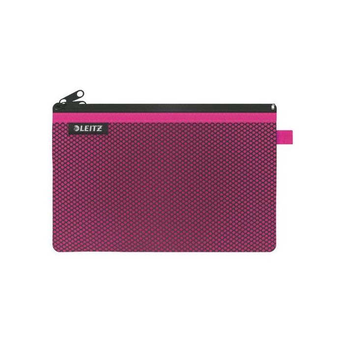 Bolsita De Viaje Leitz Wow Nylon C/Cremallera 2 Dptos. L (23X15) Fucsia