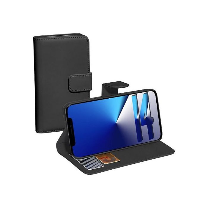 PEDEA 50160945 Funda Libro Classic con Cierre Magnético y Soporte para iPhone 14 - Negro PEDEA 50160945 Funda Libro Classic con Cierre Magnético y Soporte para iPhone 14 - Negro