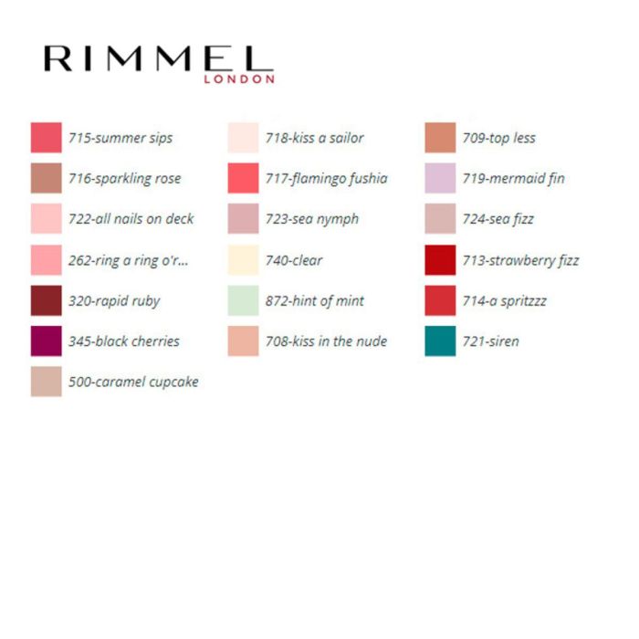 Pintaúñas 60 Seconds Super Shine Rimmel London 25