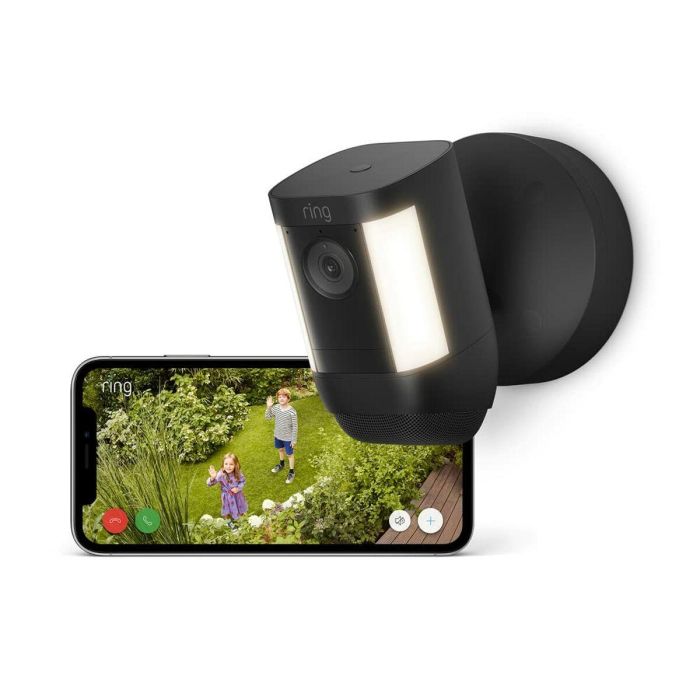 Ring RIN0840268971748 Cámara de vigilancia con cable Spotlight Pro Negra UE 12 Ring RIN0840268971748 Cámara de vigilancia con cable Spotlight Pro Negra UE 12