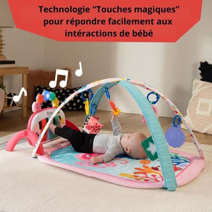 Baby Einstein BAB0074451174139 Tapete de Juego 4 en 1 Niña con Piano, Melodías Patadas, Juguetes Sensoriales Arch, Multilingüe 5