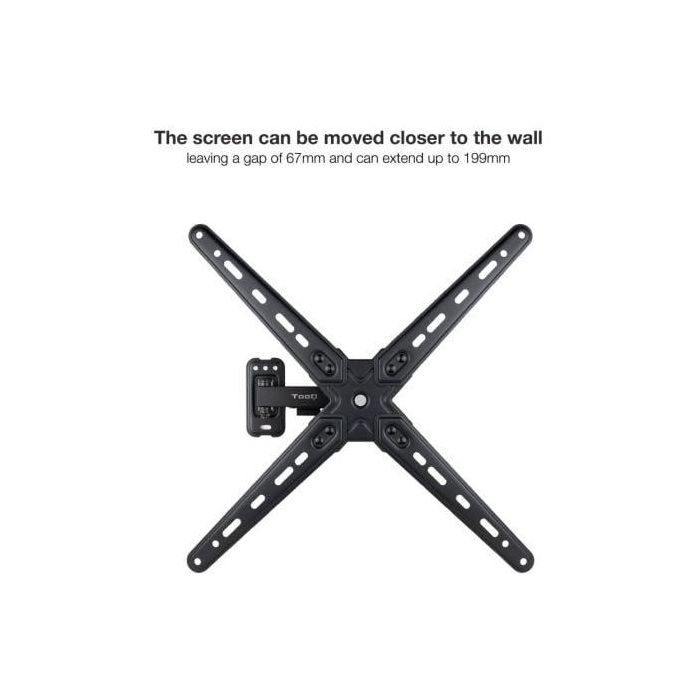 TOOQ SOPORTE PARED PANTALLAS 13-55" GIRA/INCLI NEGRO 3