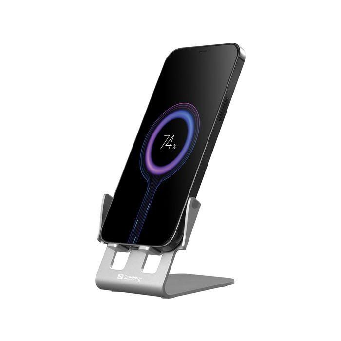 Sandberg Wireless Charger Stand 15W Alu 3 Sandberg Wireless Charger Stand 15W Alu 3