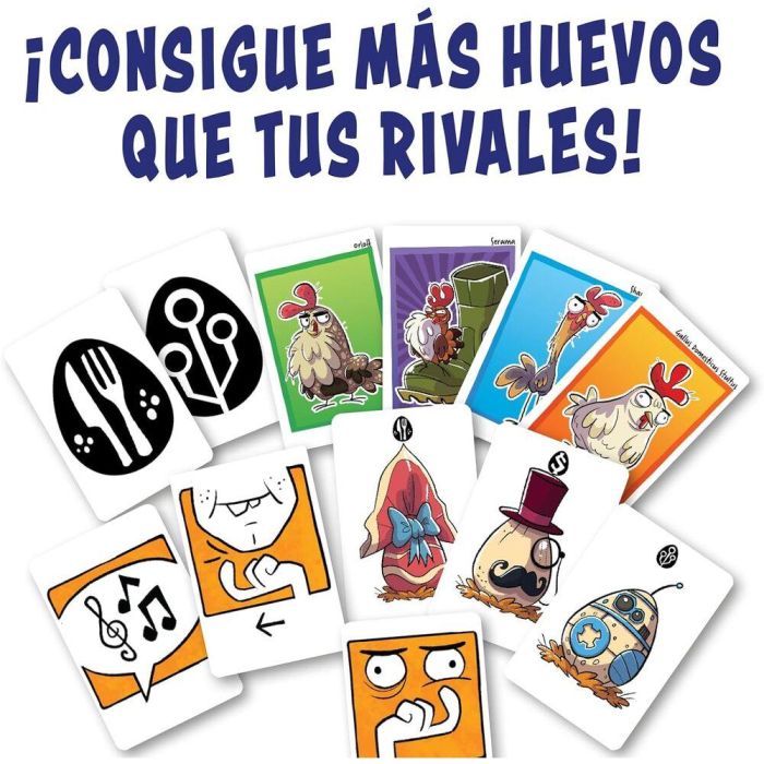 SD GAMES Juego de Mesa Kikiriki Español para 4-9 Jugadores, Edad +8 años, Partida 20 Minutos - Consigue Tríos