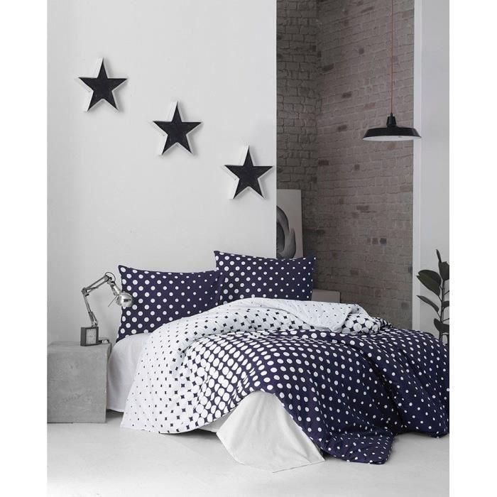 Aucune ASI8683743677962 Juego de cama - 1 funda nórdica 220x240 cm + 2 fundas de almohada 60x60 cm - 100% algodón reforzado - Azul 0 Aucune ASI8683743677962 Juego de cama - 1 funda nórdica 220x240 cm + 2 fundas de almohada 60x60 cm - 100% algodón reforzado - Azul 0